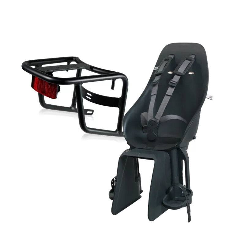 STOER achterrek + kinderzitje achter - Black